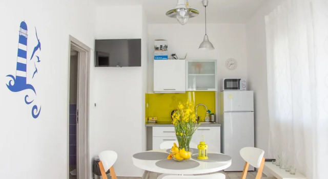 Студия Цокольный этаж Apartment Villa Franci Pag with heating and open all year