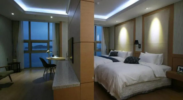 Двухместный номер Premier с видом на море Benikea Hotel Yeosu