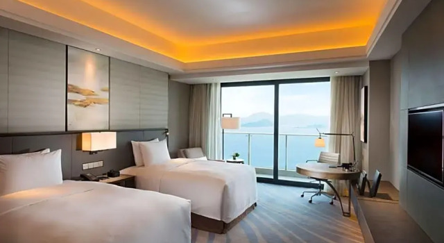 Номер Superior с видом на море Hilton Zhoushan