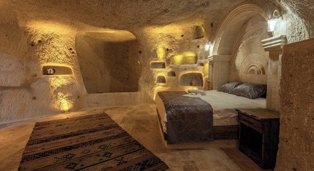 Апартаменты Deluxe с 2 комнатами с видом на сад Tyana Cave House