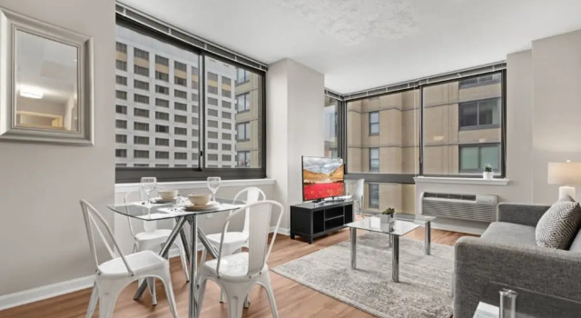 Апартаменты Luxury c 1 комнатой Global Luxury Suites Downtown Jersey City