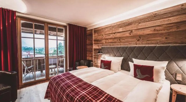 Двухместный номер Deluxe с балконом Resort Das Achental