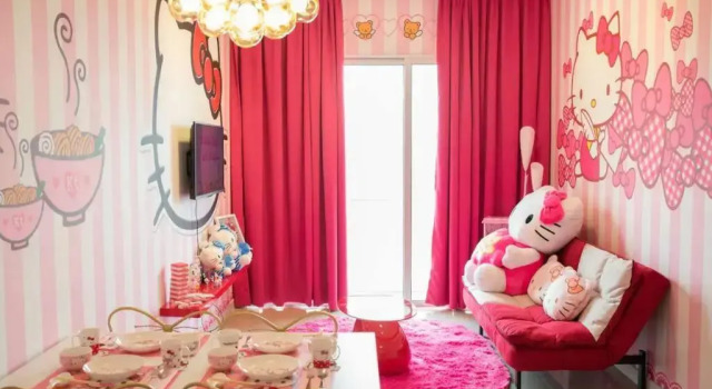 Апартаменты Play at HELLO KITTY Kawaii Fun House