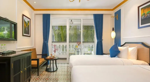 Семейный номер Standard с 2 комнатами с видом на бассейн Hoi An Blue Sky Boutique Hotel & Spa