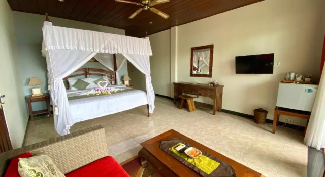 Двухместный номер Deluxe с видом на море Puri Wirata Dive Resort and Spa Amed