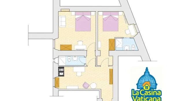 Апартаменты с 2 комнатами La Casina Vaticana by Remember Rome