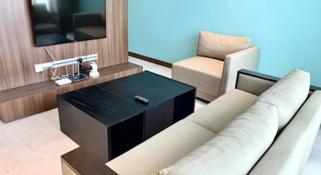 Семейные апартаменты Superior с 2 комнатами с балконом Damai 88 Condominium