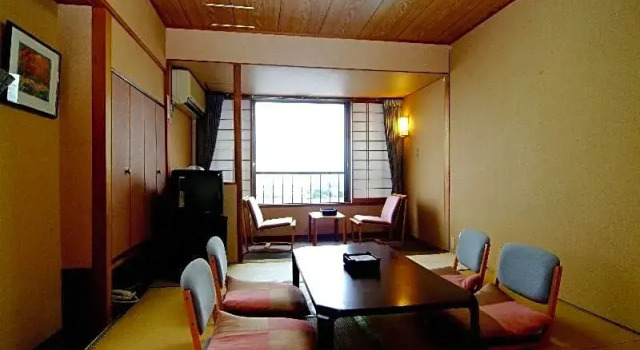 Номер Standard с видом на океан Atami Tamanoyu Hotel