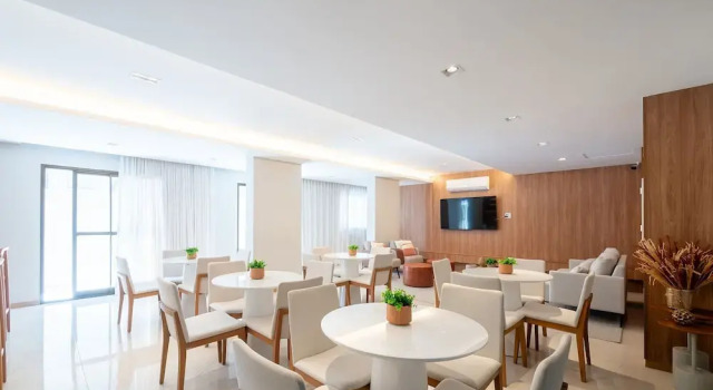 Studio Moderno em cond. c/ piscina HFO0208