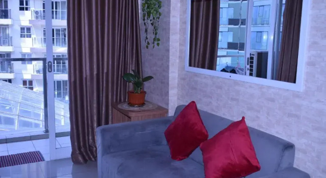 Apartment 2 Schlafzimmer Gateway Pasteur 2BR tower depan Ruby 7 C