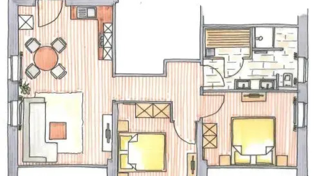 Altstadt Villa Wohnung 4 Bant, Забронировать Вилла Виллы Боркум, рядом с Drachensport, Вилла