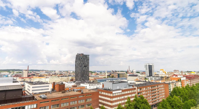 Двухместный номер Deluxe с видом на внутреннюю территорию Courtyard Tampere City