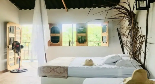 Номер Comfort с красивым видом из окна Hostal Luz de Luna