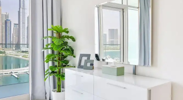 Апартаменты Deluxe с 2 комнатами с балконом и с видом на море Sunrise Bay - Ultra Luxury Emaar Beachfront - Private Beach and Pool