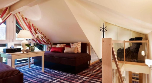 Студия с балконом Landhaushotel Hof Wasserkuppe