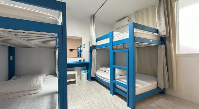 Кровать в общем номере (мужской номер) Slow Citi Guest House -슬로시티게스트하우스