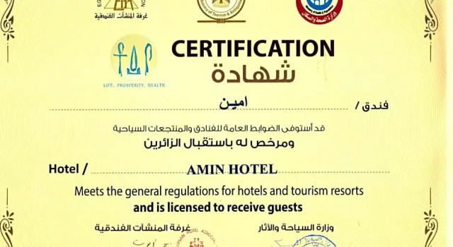 Одноместный номер Standard Amin Hotel