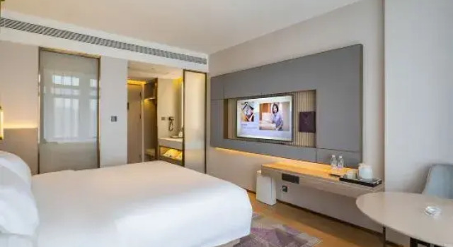 Vuode makuusalissa (naisten makuusali) Lavande Hotel (Beijing Mentougou Shang'an Subway Station Branch)