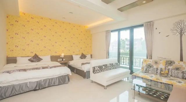 Camera quadrupla Standard con balcone Lusihan B&B