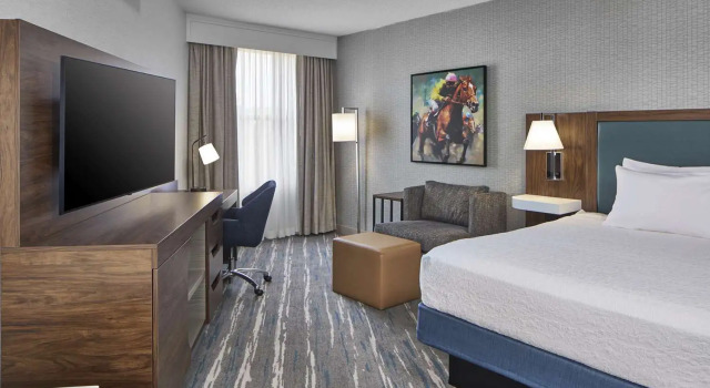 Двухместный номер Deluxe Hampton Inn & Suites Saratoga Springs Downtown