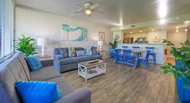 Коттедж Beach Boardwalk Access Pool + Remodeled Interior Tropical Haven by Avantstay