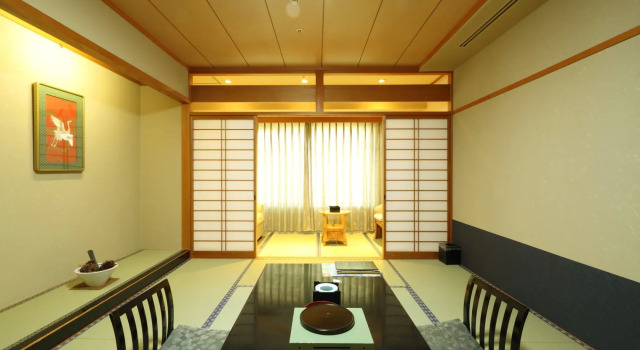Номер Standard с видом на океан Yanagiya Ryokan