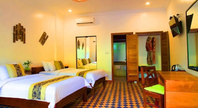 Двухместный номер Deluxe с красивым видом из окна Le Jardin dAngkor Hotel & Resort