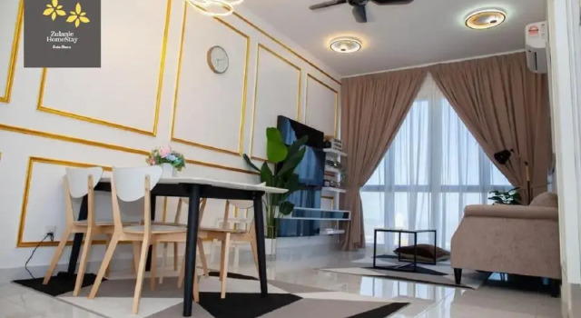 Люкс Zulanie Suite Troika Residence, SPACIOUS AND COZY WITH POOL, Free Wifi & Netflix in Golden Triangle of Kota Bharu