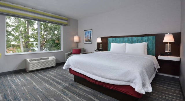 Двухместный номер Accessible Roll-In Shower Hampton Inn & Suites Charlotte North I 485