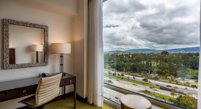 Двухместный номер Deluxe Bogotá Marriott Hotel