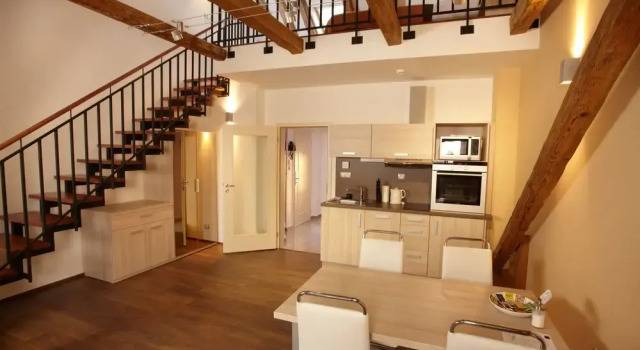 Апартаменты с 2 комнатами с балконом Residence U Černé Věže České Budějovice