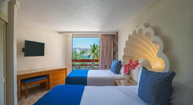 Двухместный номер Standard с видом на бассейн Park Royal Beach Acapulco - All Inclusive
