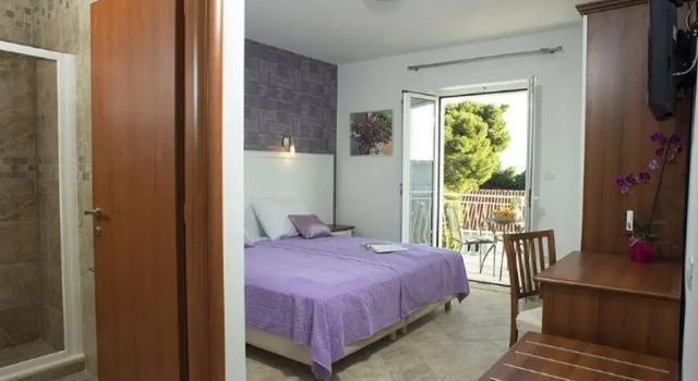 Двухместный номер Standard с балконом и с видом на море Apartments Milka & Miho