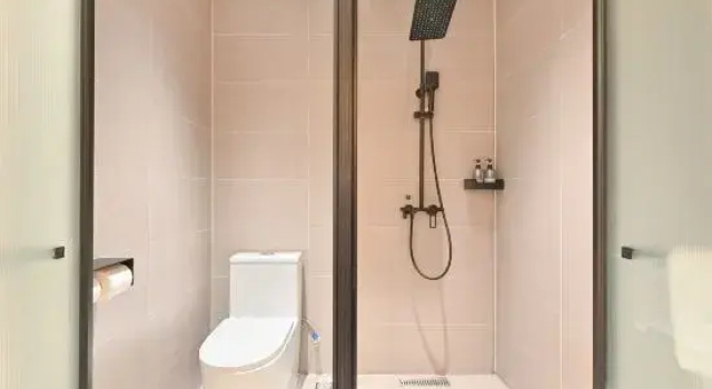 Кровать в общем номере (мужской номер) с 4 комнатами Mijia Youth Hotel (Beijing Communication University Metro Station Store)