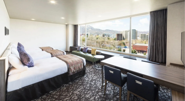 Семейный номер Deluxe HOTEL MYSTAYS Sapporo Nakajima Park