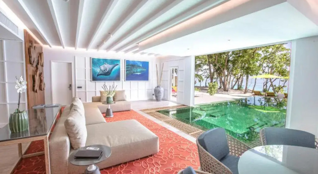 3 Bedrooms Royal Pool Beach Villa Emerald Maldives Resort & Spa