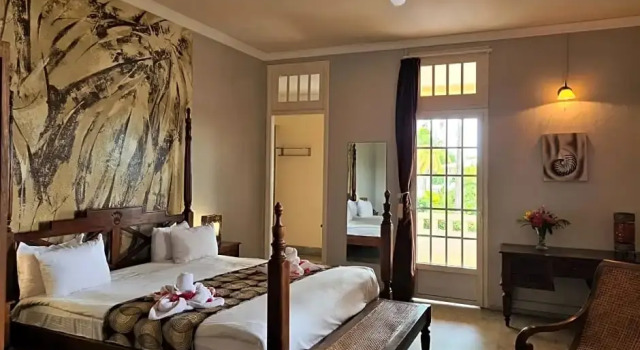 Номер Standard с видом на бассейн Habitation Au coeur du Comté
