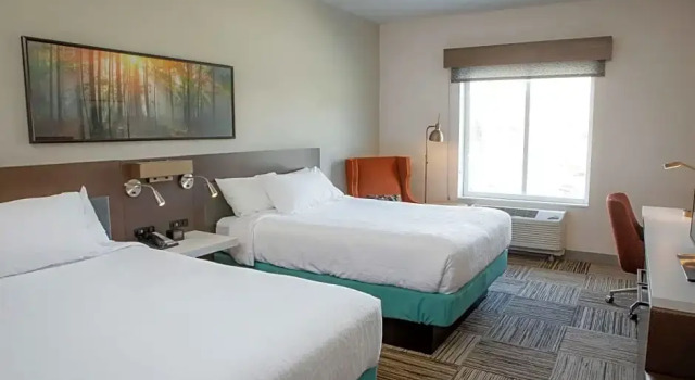 Четырёхместный номер Premium Hilton Garden Inn Corning Downtown
