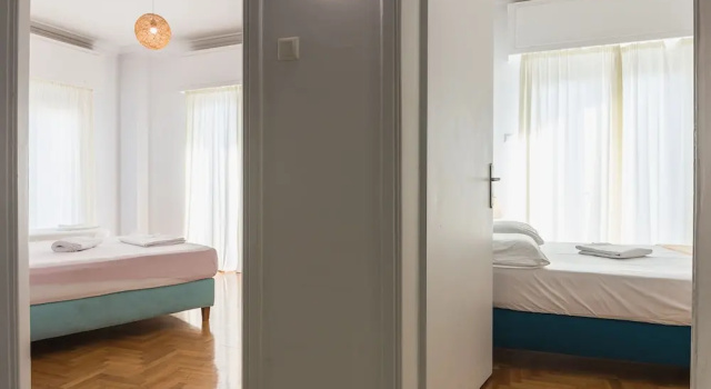 Апартаменты с 4 комнатами с видом на город Super Paradise Apartments