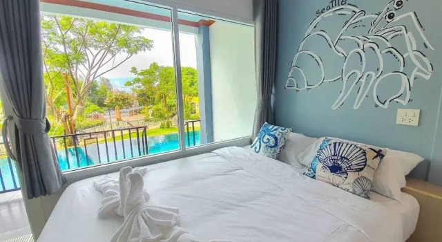 Номер Standard с видом на бассейн Seattle Samaesarn Resort