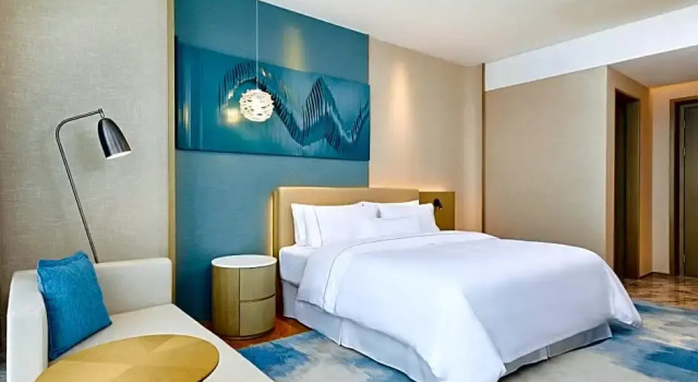 Двухместный номер Deluxe с видом на город The Westin Qingdao West Coast
