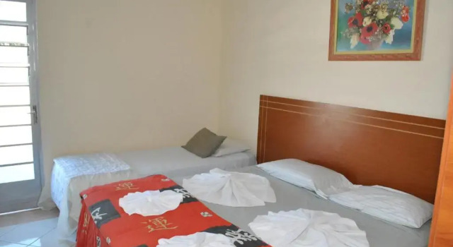 Двухместный номер Deluxe с балконом и с красивым видом из окна Pousada Hotel Casarão SerraNegra