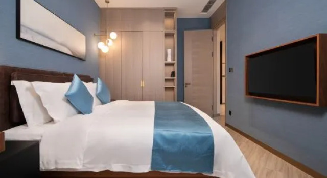Двухместный люкс Dongguan Shan Zhi Ye Serviced Apartment Hotel - Houjie Wanda Plaza Liaoxia Subway Station