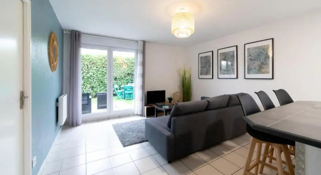Апартаменты Toulousecozyflat Blagnac - T2 - Free Parking - Terrasse - Jardin