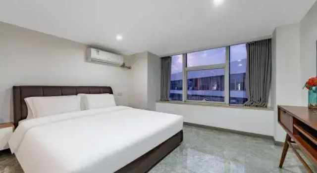 Люкс с 3 комнатами Dingshiju Apartment Hotel, National Exhibition and Convention Center, Hongqiao Station, Shanghai