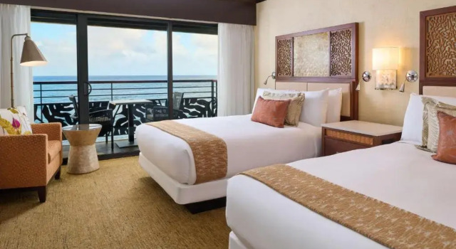 Двухместный номер с видом на океан Koa Kea Resort on Poipu Beach