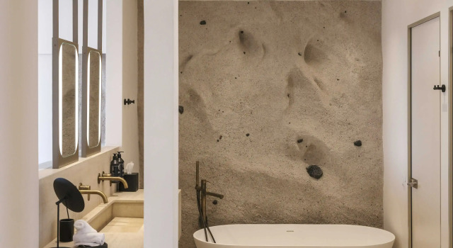 Люкс с красивым видом из окна Santo Mine Oia Suites