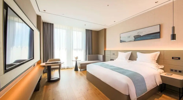 Deluxe Kahden hengen huone kaupunkinäköala Howard Johnson By Wyndham Longxiang Hotel Ningbo