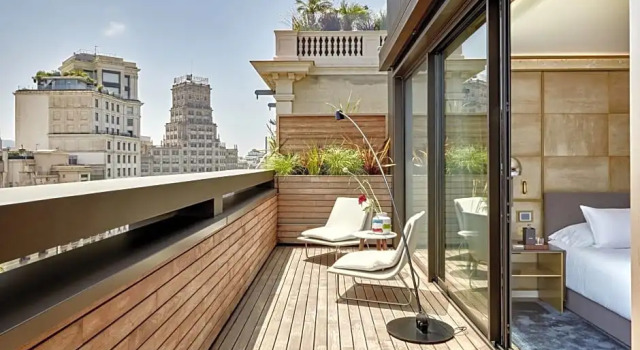 Двухместный люкс Terrace Almanac Barcelona