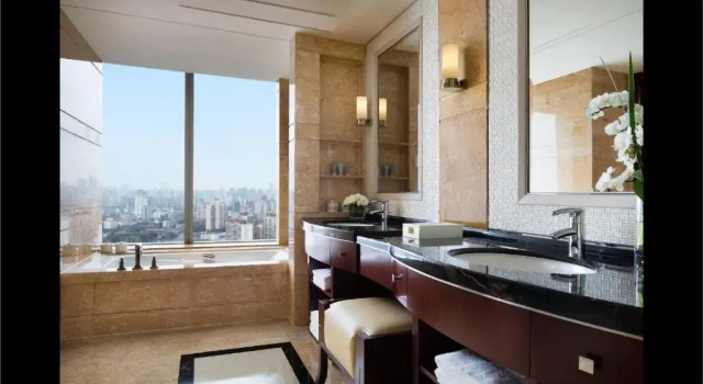 Номер Executive с видом на парк Marriott Shanghai Changfeng Park
